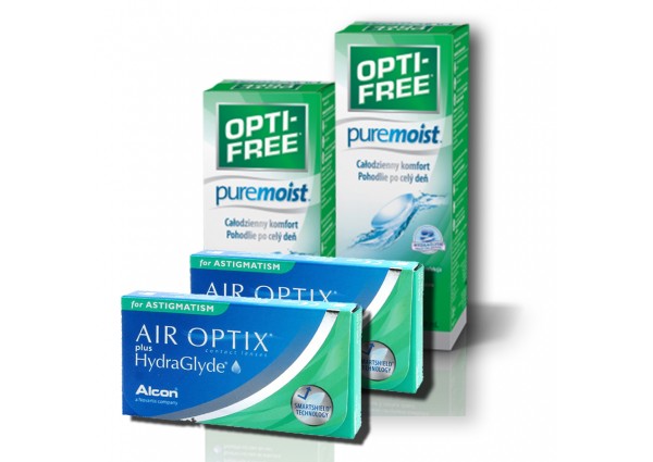  Pack Air Optix HydraGlyde Astig Pure Moist